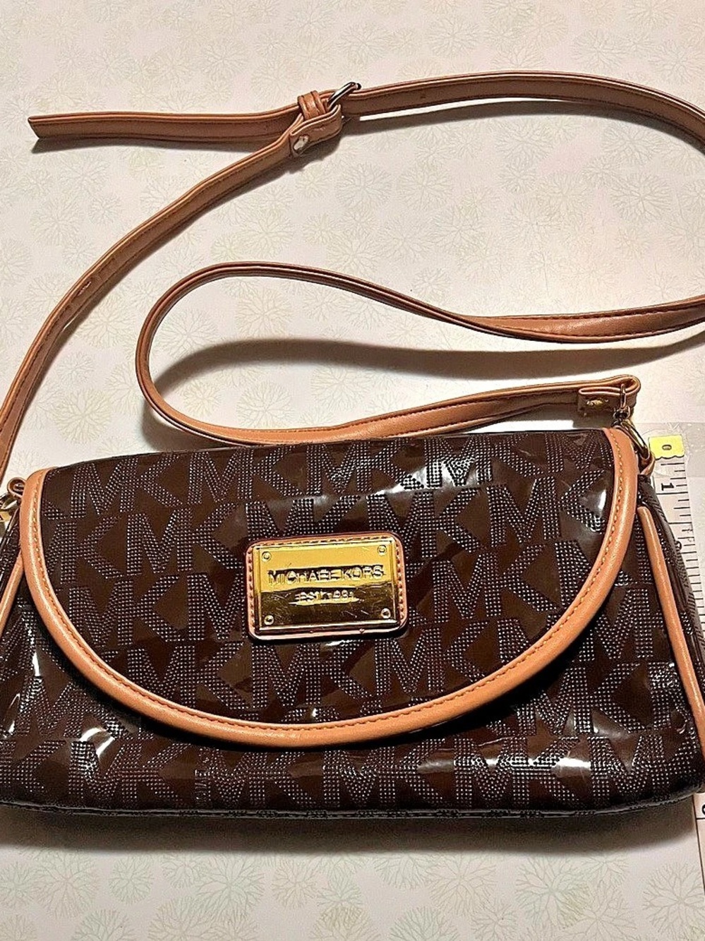 Michael Kors Brown & Tan Crossbody Bag